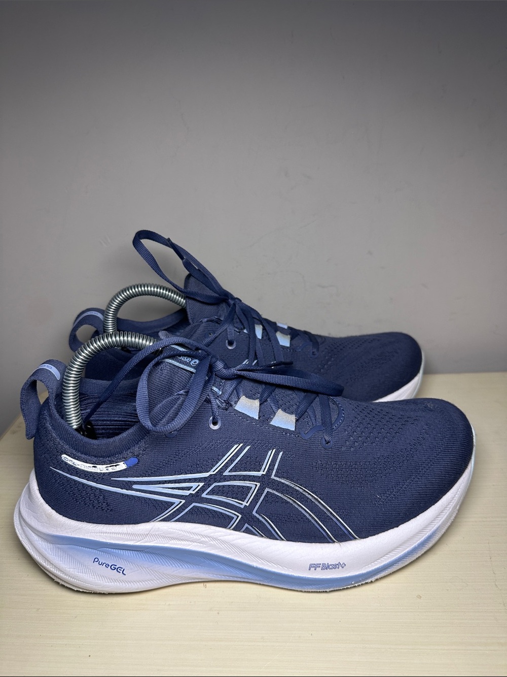 ASICS Gel Nimbus 26 Thunder Blue Sapphire Athletic Running Sneakers